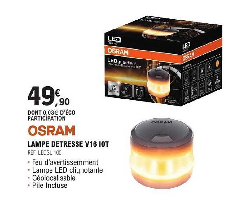OSRAM LAMPE DETRESSE V16 IOT