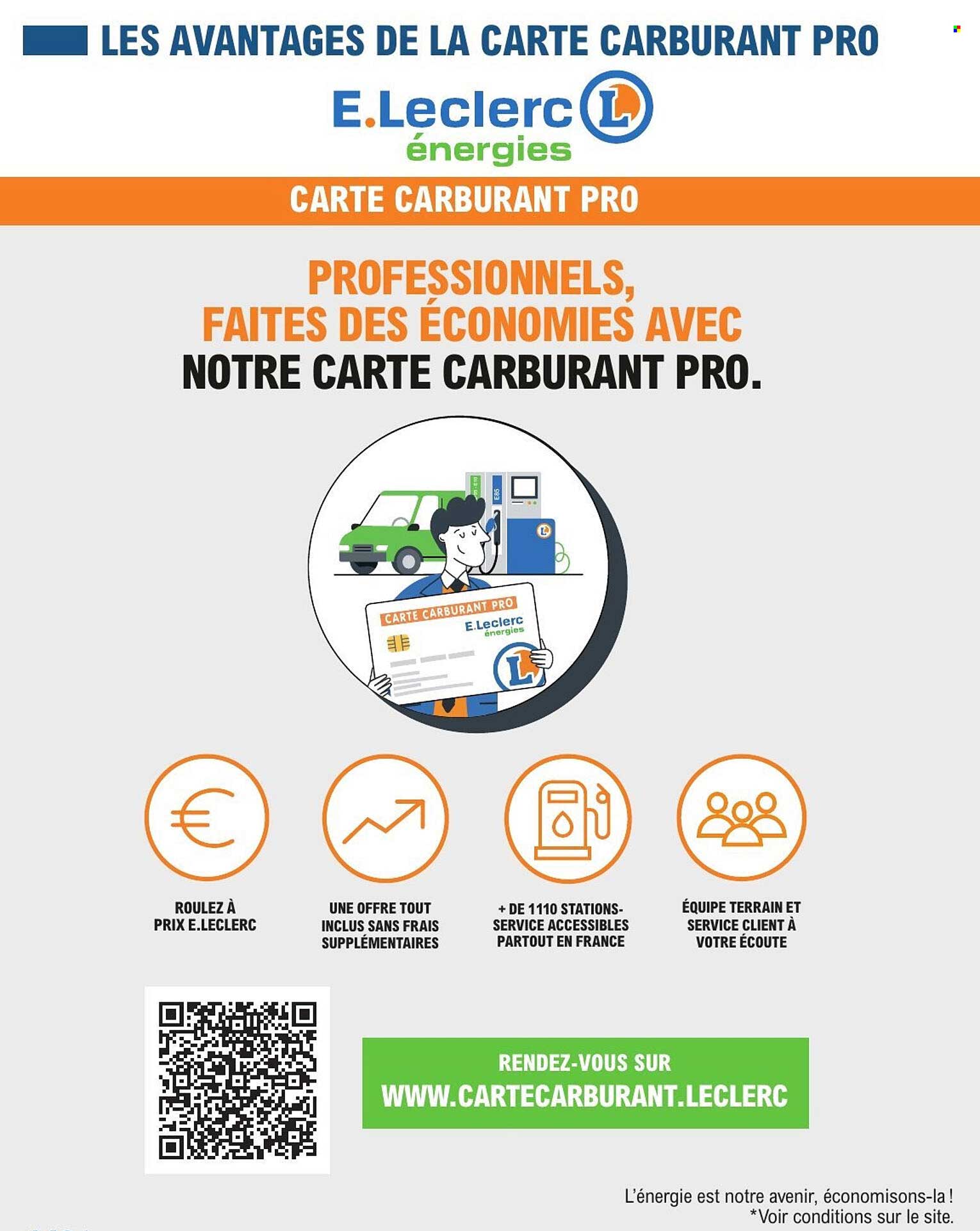 PROFESSIONNELS, FAITES DES ÉCONOMIES AVEC NOTRE CARTE CARBURANT PRO.