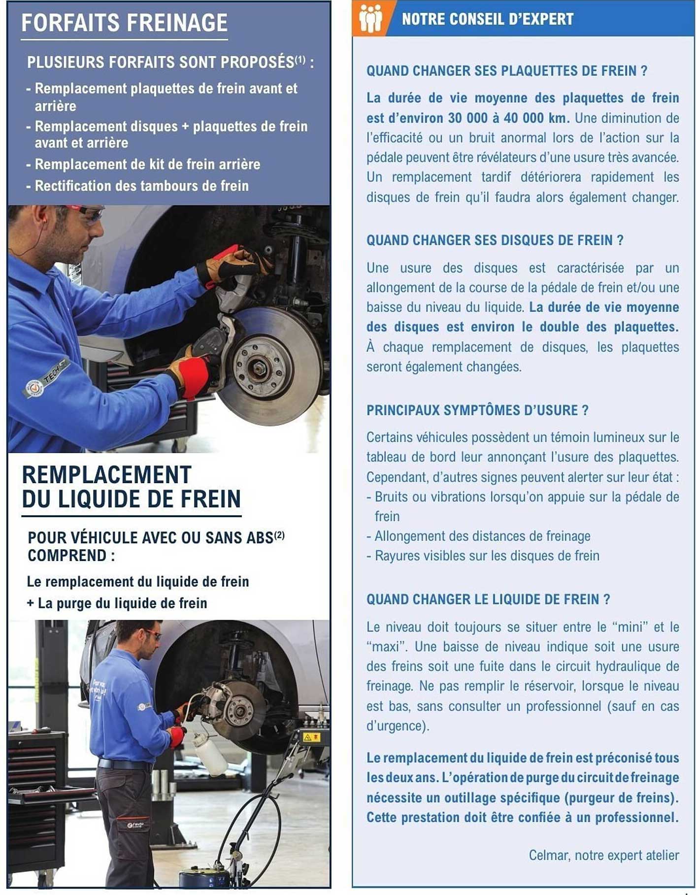 REMPLACEMENT DU LIQUIDE DE FREIN