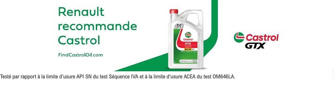 Renault recommande Castrol