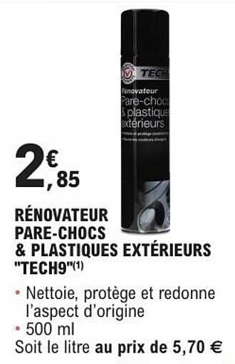 RÉNOVATEUR PARE-CHOCS & PLASTIQUES EXTÉRIEURS "TECH9"(1)