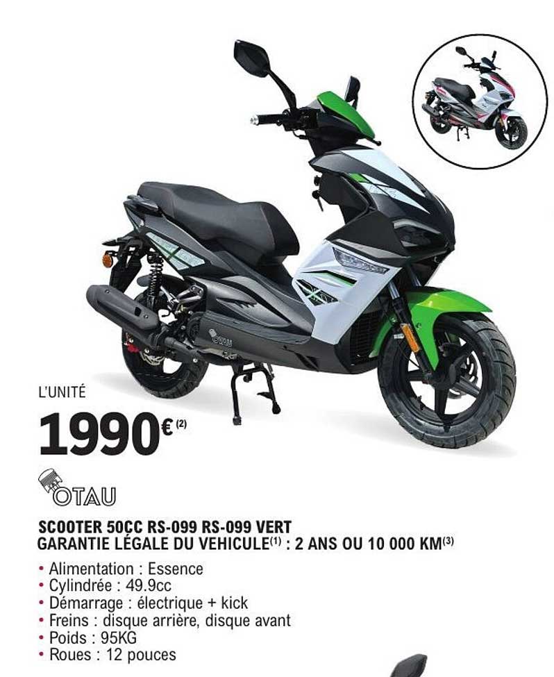 SCOOTER 50CC RS-099 RS-099 VERT