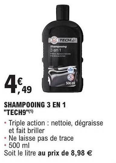 SHAMPOOING 3 EN 1 "TECH9"(1)