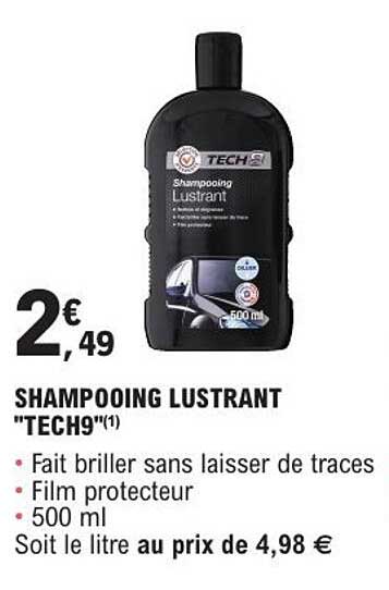 SHAMPOOING LUSTRANT "TECH9"(1)