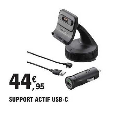 SUPPORT ACTIF USB-C