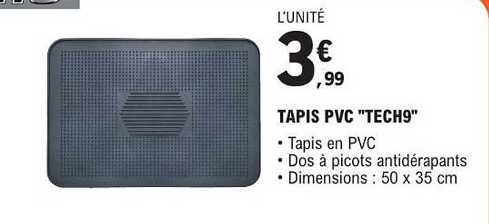 TAPIS PVC "TECH9"