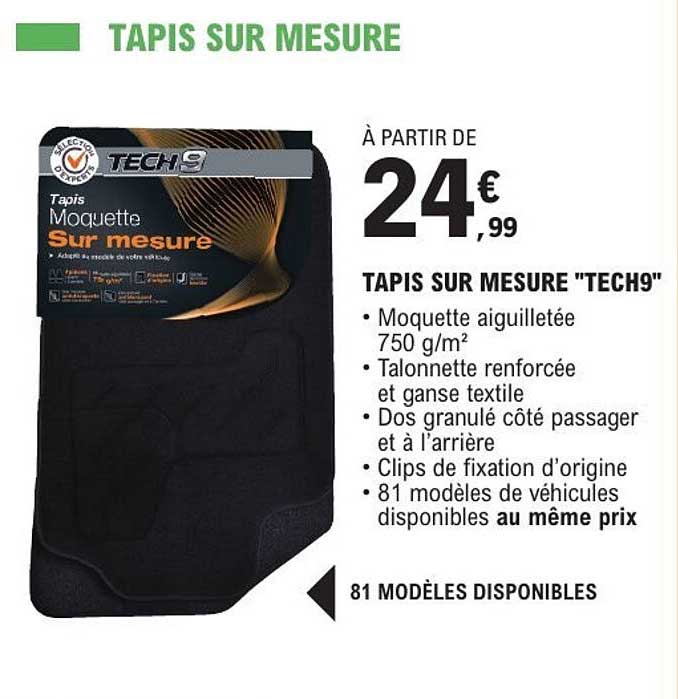 TAPIS SUR MESURE "TECH9"