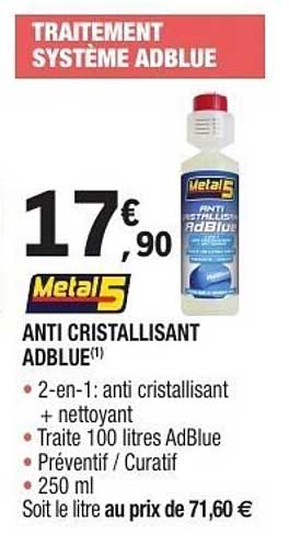 TRAITEMENT SYSTÈME ADBLUE