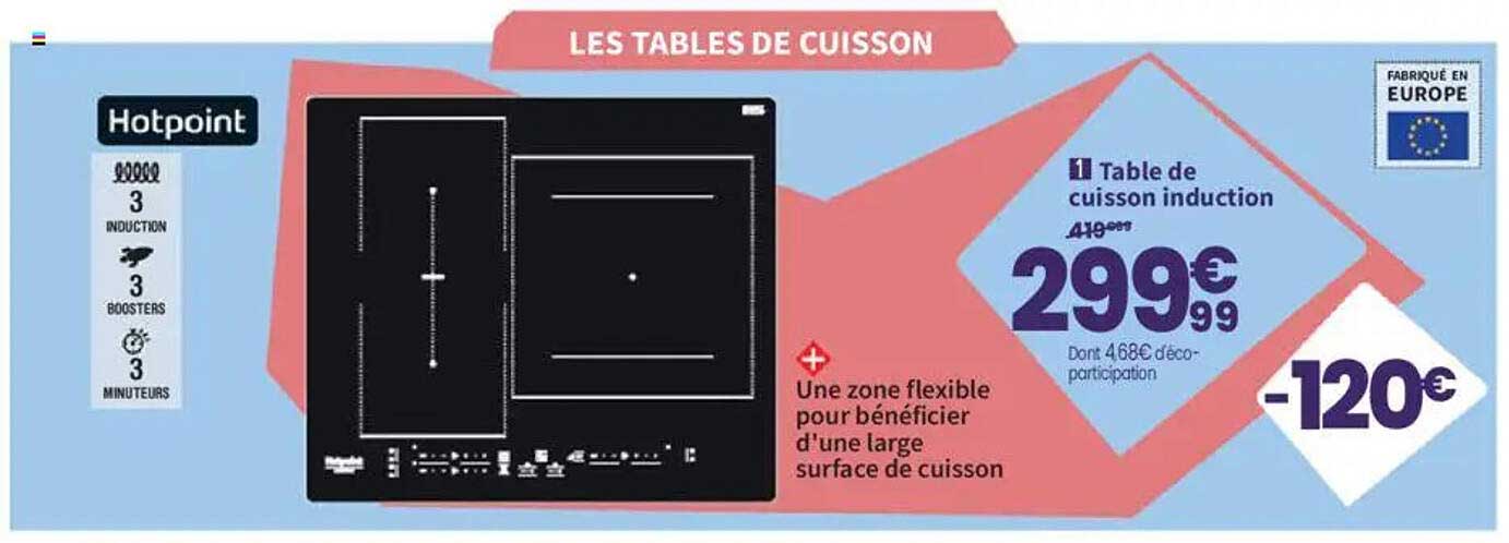 1 Table de cuisson induction