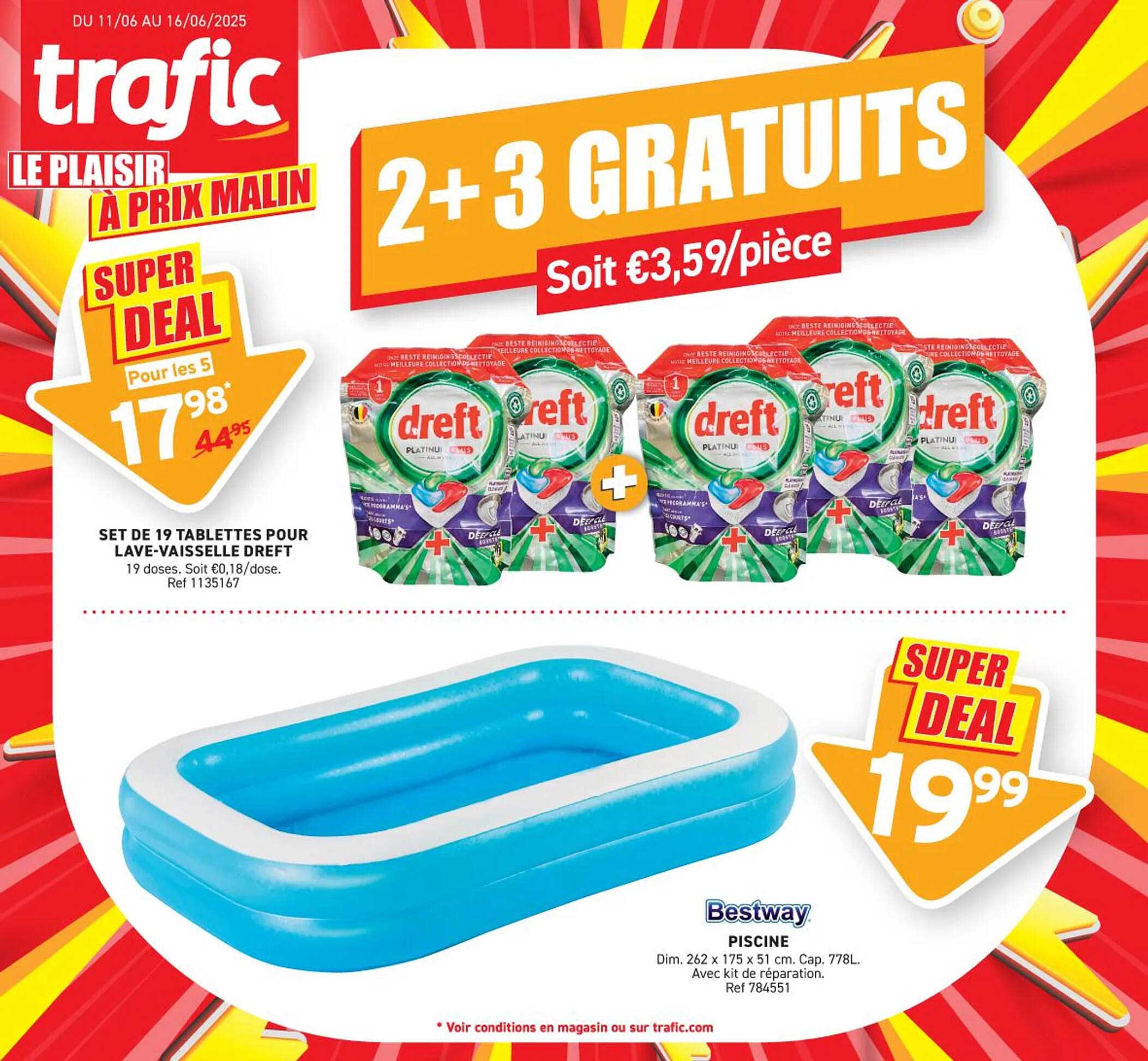 2 + 3 GRATUITS