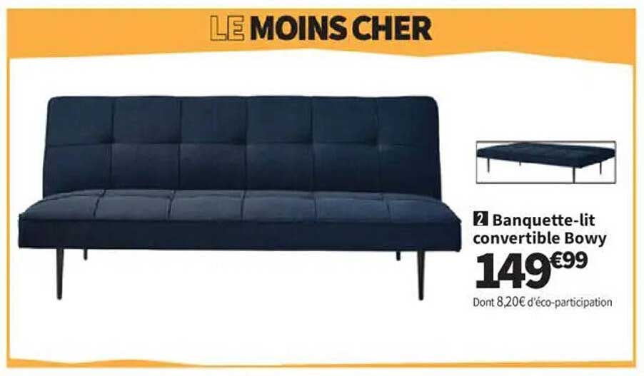 2 Banquette-lit convertible Bowy