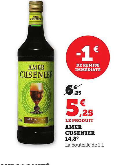 AMER CUSENIER 14,8° La bouteille de 1 L