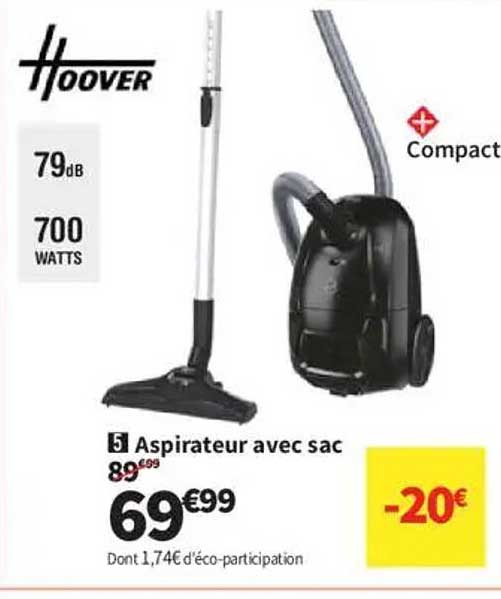 Aspirateur avec sac
