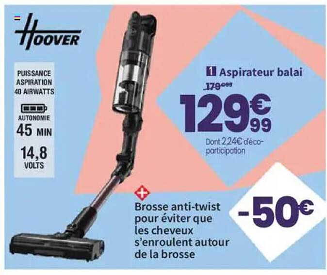 Aspirateur balai