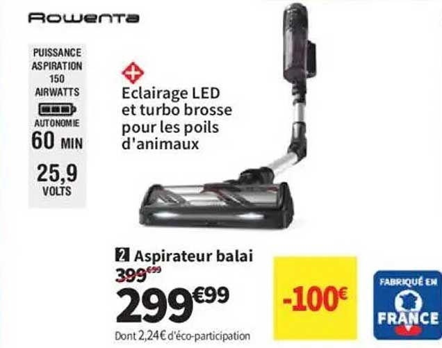 Aspirateur balai