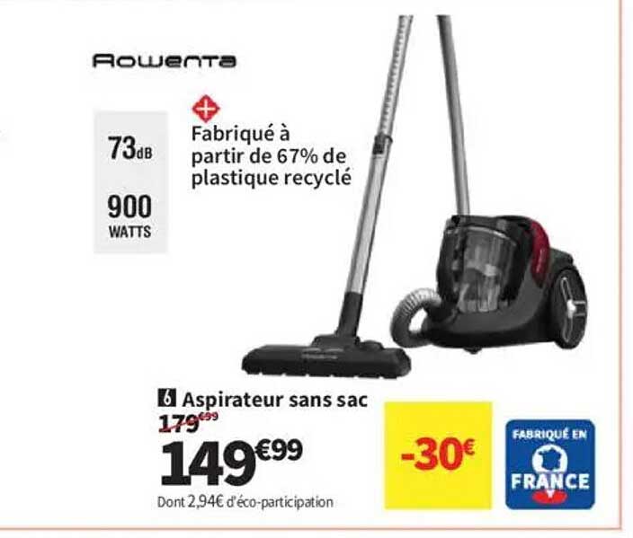 Aspirateur sans sac