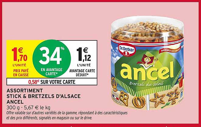 ASSORTIMENT STICK & BRETZELS D'ALSACE ANCEL