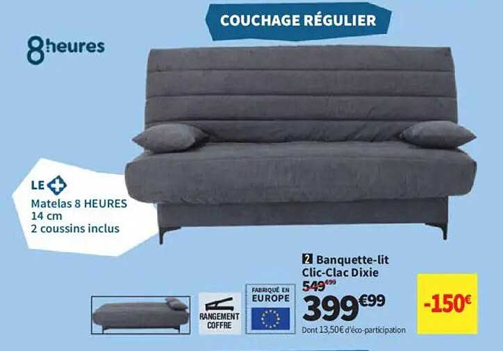 Banquette-lit Clic-Clac Dixie