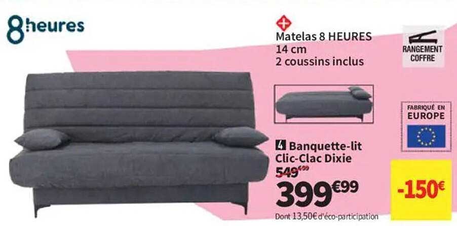 Banquette-lit Clic-Clac Dixie