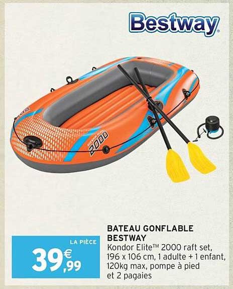 BATEAU GONFLABLE BESTWAY
