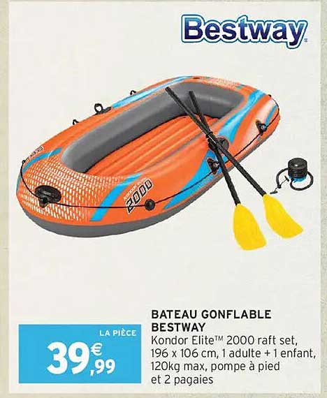 BATEAU GONFLABLE BESTWAY