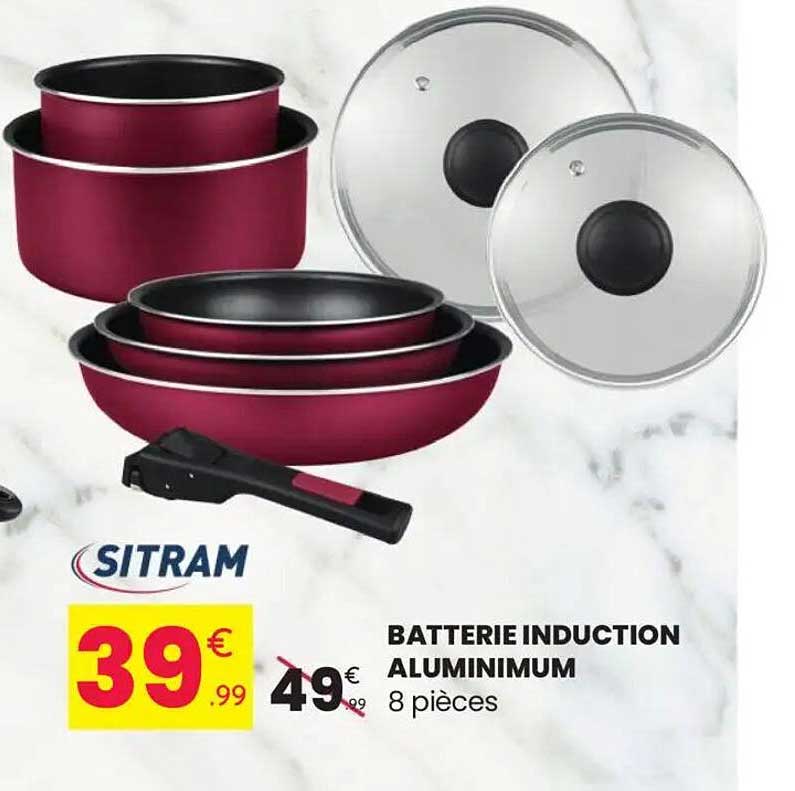 BATTERIE INDUCTION ALUMINIMUM