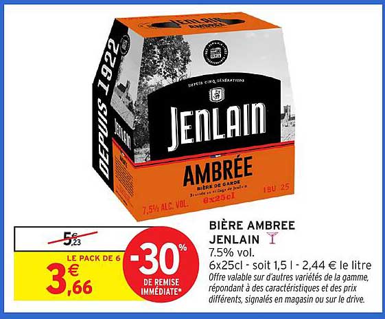 BIÈRE AMBRÉE JENLAIN