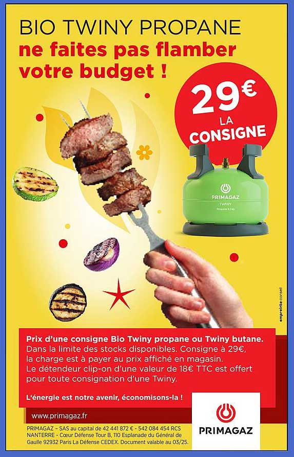BIO TWINY PROPANE ne faites pas flamber votre budget !