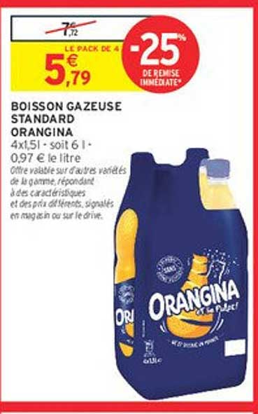 BOISSON GAZEUSE STANDARD ORANGINA