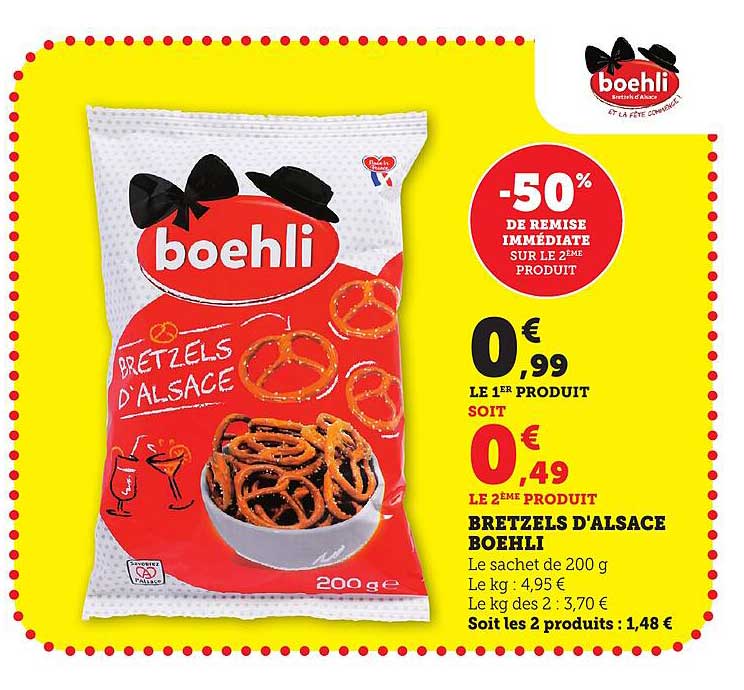 Bretzels d'Alsace Boehli