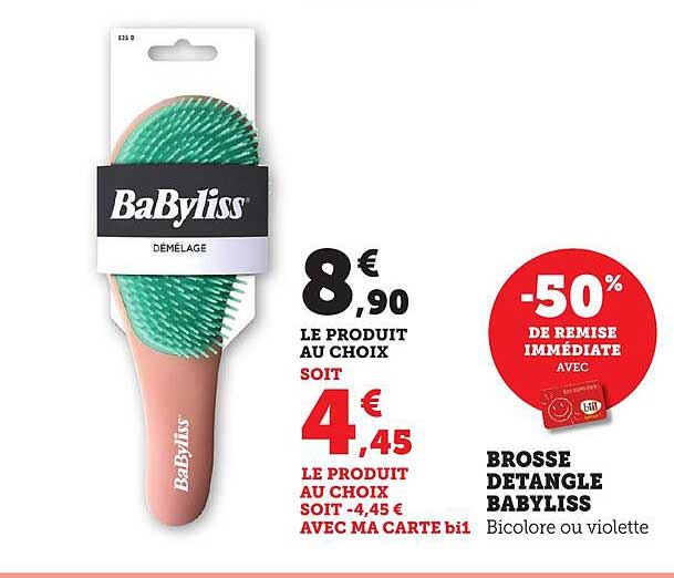 BROSSE DÉTANGLE BABYLISS