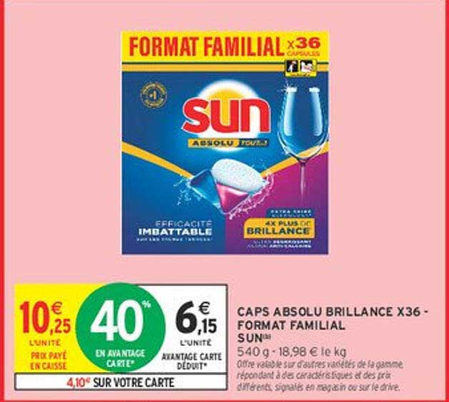 CAPS ABSOLU BRILLANCE X36 - FORMAT FAMILIAL