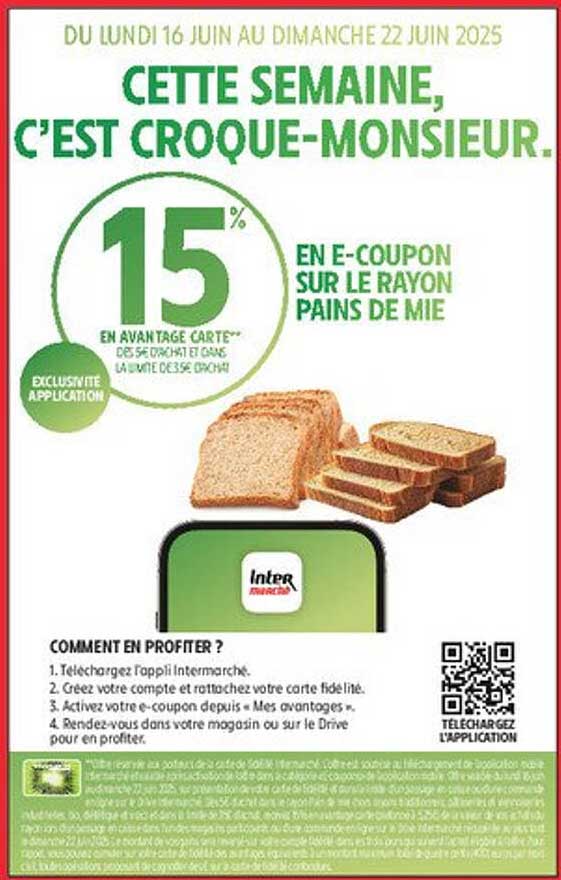 Cette semaine, c'est Croque-Monsieur.
