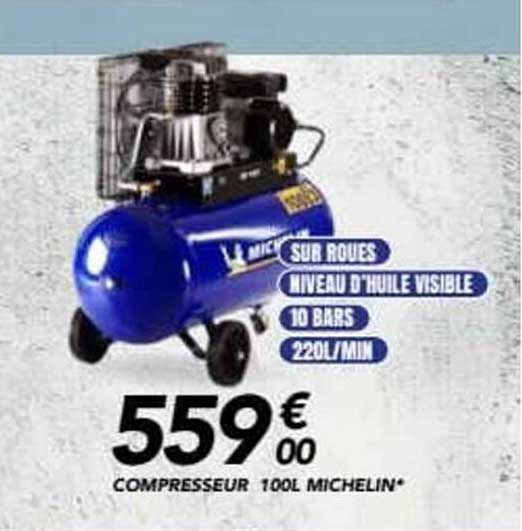 COMPRESSEUR 100L MICHELIN*