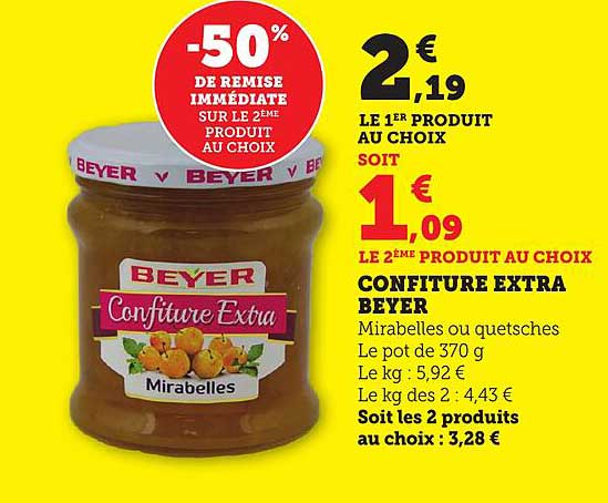 CONFITURE EXTRA BEYER
