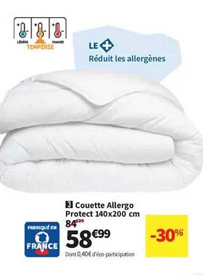 Couette AllergO Protect 140x200 cm