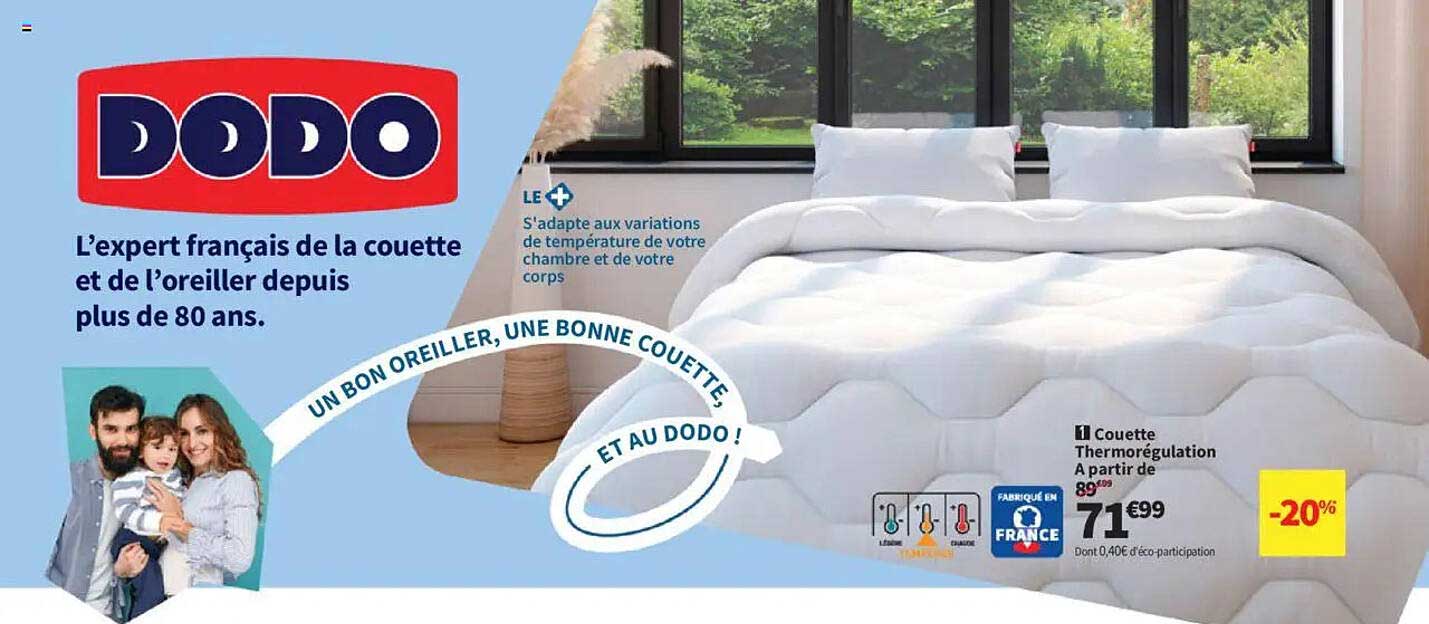 Couette Thermorégulation à partir de 71€99