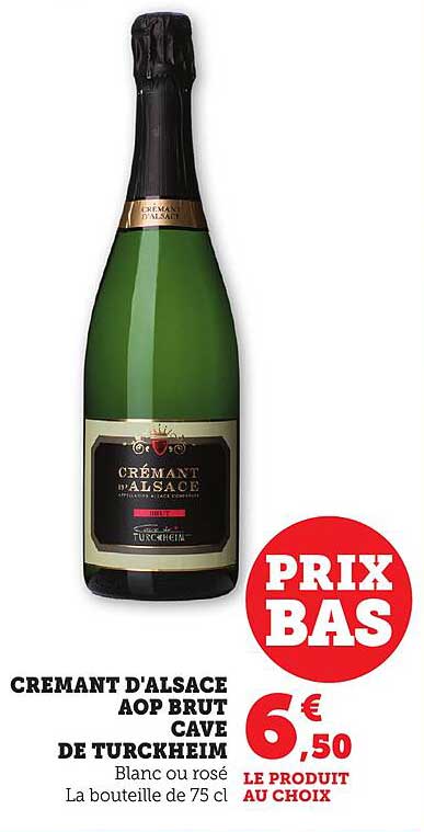 CRÉMANT D'ALSACE AOP BRUT CAVE DE TURCKHEIM