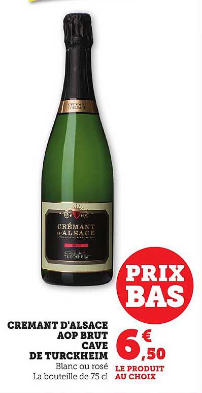 CRÉMANT D'ALSACE AOP BRUT CAVE DE TURCKHEIM