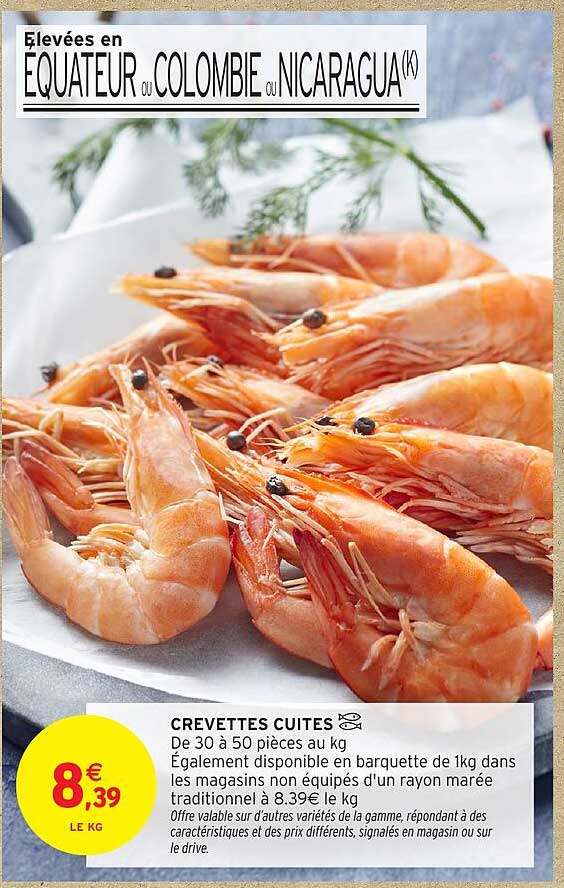 CREVETTES CUITES