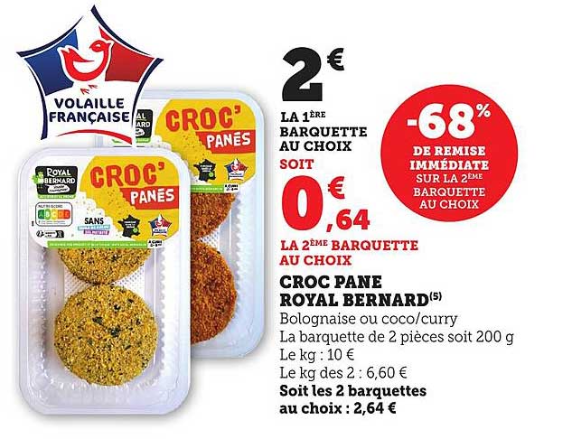 CROC' PANÉS - ROYAL BERNARD