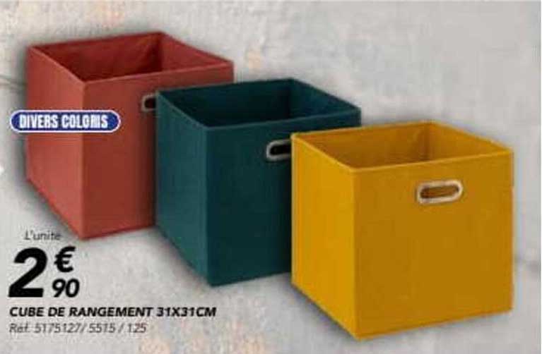 CUBE DE RANGEMENT 31X31CM