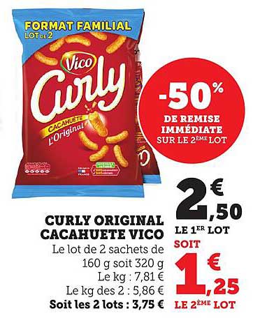 CURRY ORIGINAL CACAHEUTE VICO