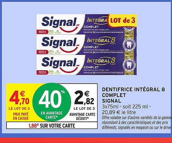 DENTIFRICE INTÉGRAL 8 COMPLÉT SIGNAL