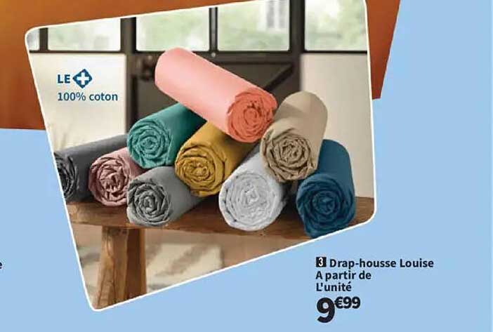 Drap-housse Louise à partir de l'unité