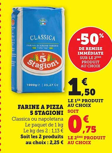 FARINE A PIZZA 5 STAGIONI