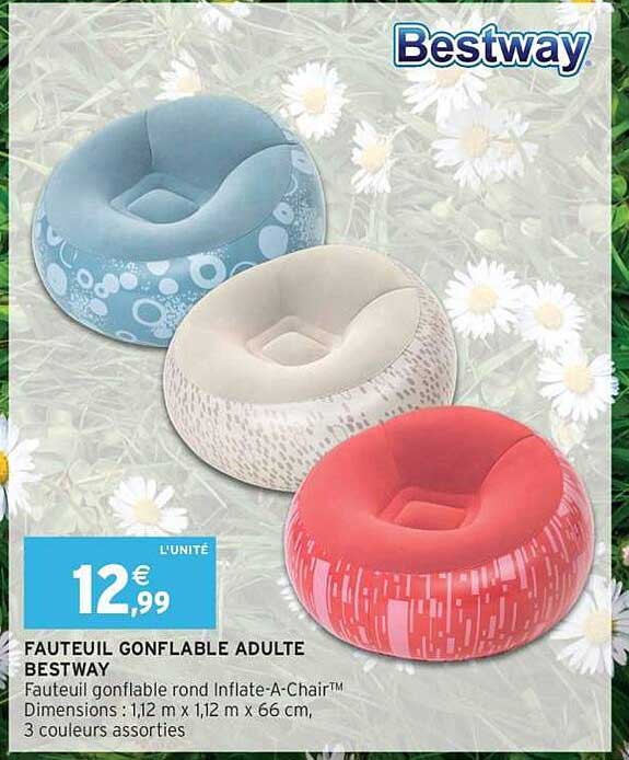 Fauteuil gonflable adulte Bestway