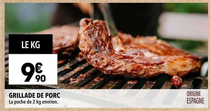 GRILLADE DE PORC