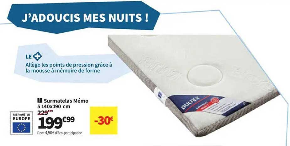 J’ADOUCIS MES NUITS !