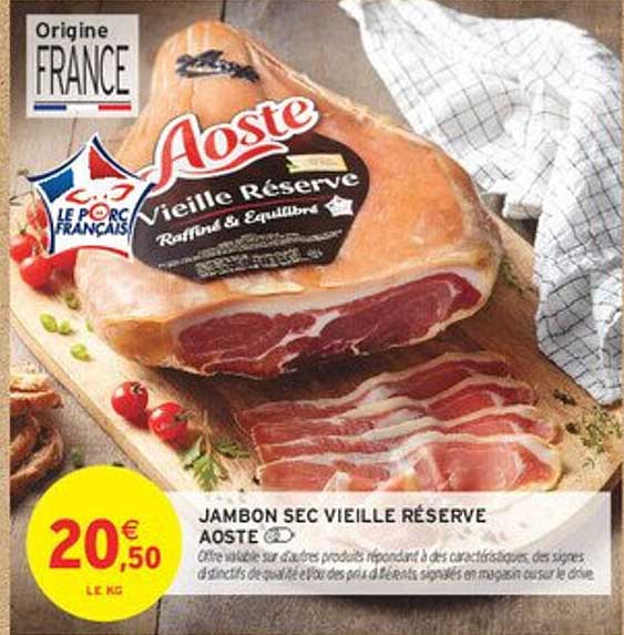 JAMBON SEC VIEILLE RÉSERVE AOSTE